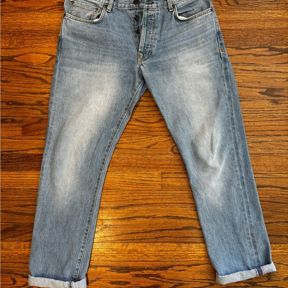 Imogene and Willie Barton Slim Draper Selvedge jeans. Like new with tags.Size 33 - Picture 4 of 7